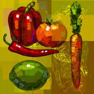 vegetables background N5