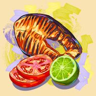 Grilled Salmon N2