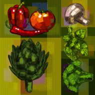 vegetables background N7