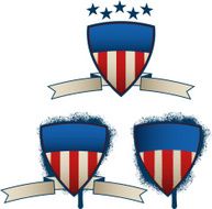 Flag Shield with Banner N2