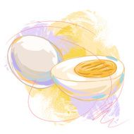 Fresh boiled Eggs