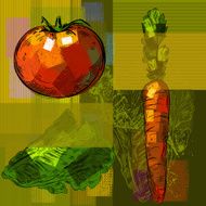 vegetables background N10