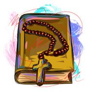 Holy Bible and Rosary N2