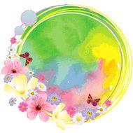 Beautiful flower frame N5