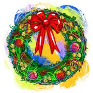 Christmas Wreath N44