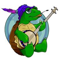 Banjo Playing Turtle