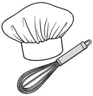 Chef Hat and Whisk