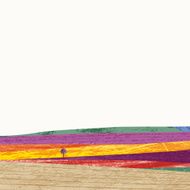 grunge hills with vibrant colors