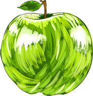 Beautiful Green Apple N13