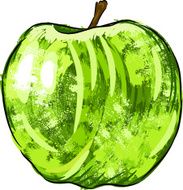 Beautiful Green Apple N14