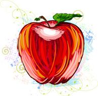 Beautiful Red Apple N12