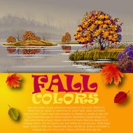 Beautiful Autumn Background N12