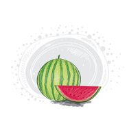 Fresh Watermelon with slice