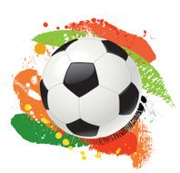 Soccerball grunge