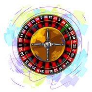 Casino roulette wheel N2