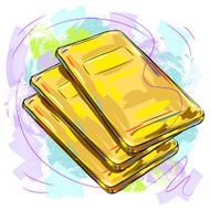 Gold bar N4