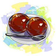 Tasty Indian Sweet Gulab jamoon