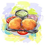Tasty Indian Cuisine Poori