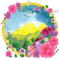 Beautiful Easter Background N13