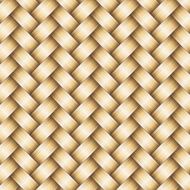Vector wickerwork golden metallic background