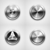 Metallic knobs