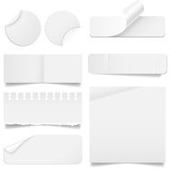 Torn and Folded Paper Set
