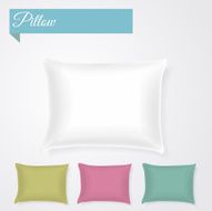 Pillow with separate shadows