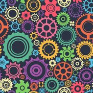 seamless pattern pinions