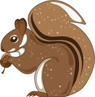 Squirrel isolated