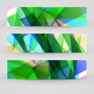 Vector banner set for your design N246
