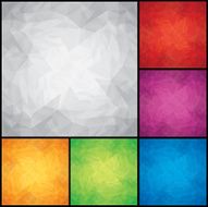 Six Crumpled Backgrounds