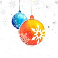Colorful Christmas balls N2