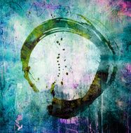 hand painted enso symbol N2
