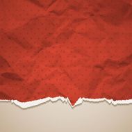 Crumpled torn paper background