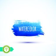 Watercolor Paintbrush Mark Banner Vector Illustration N3