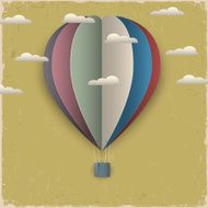Retro Hot air balloon