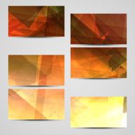 Vector business-card set for your design N530