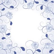 Decorative Roses Frame N2