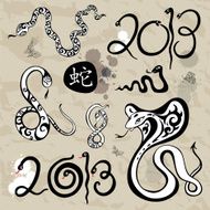 Year of the Snake 2013 set