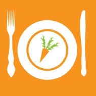 diet icon vector illustration