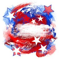 Grunge Patriotic Background N12