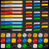 metal web buttons