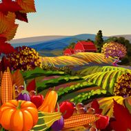 Beautiful Thanksgiving Background N14