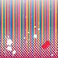 Striped Grunge background A vintage poster