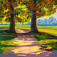Beautiful Autumn Landscape N32