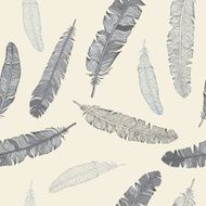 Feather Seamless Background N11
