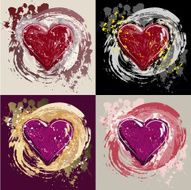 grunge hearts N6