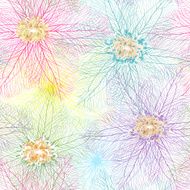 Seamless flower background N9