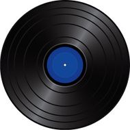 Blank vinyl record N2