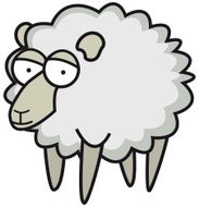Fluffy sheep
